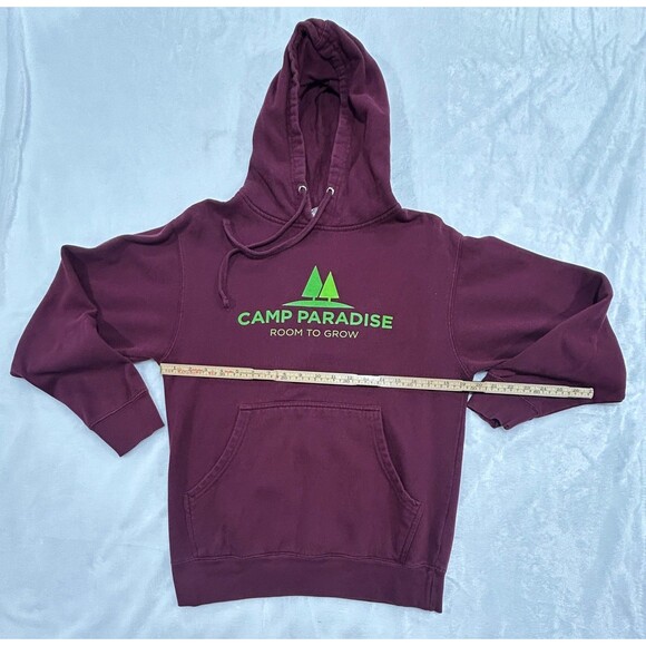 Camp Paradise - Room to Grow - Hoodie Unisex size Small in Maroon - Picture 6 of 6